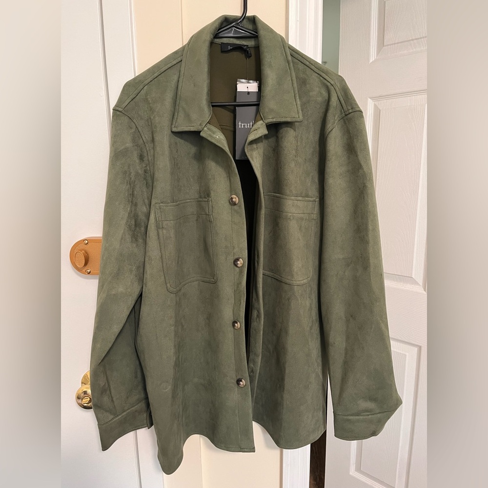Truth Sage Green Utility Jacket for Women